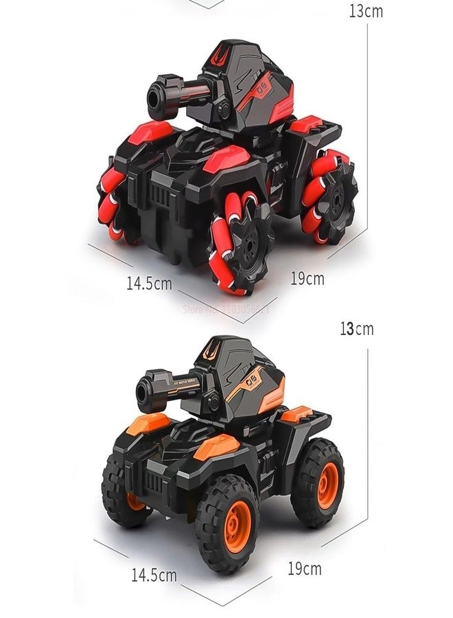 CIRBOX RC Tank Car - 4WD Remote Control Monster Truck with Water Bullet Shooting, LED Lights & Realistic Sounds - Off-Road Toy for Kids - Image 2